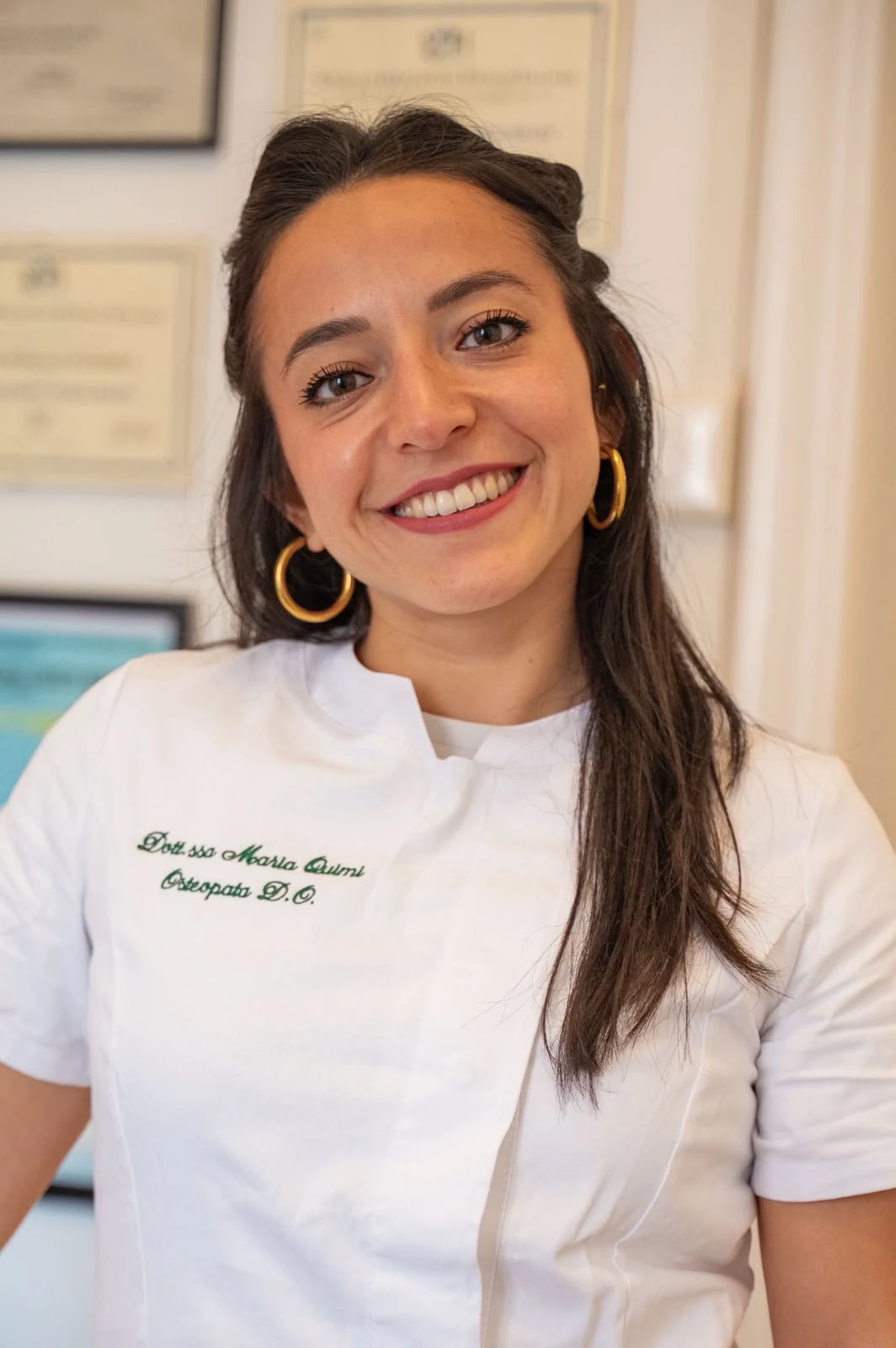 Dott.ssa Maria Quimi, osteopata e professionista del movimento